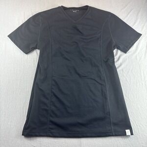 Lalabu Dad Shirt Size M Black Infant Carrier Baby Kangaroo Pouch Short Sleeve